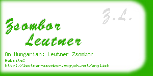 zsombor leutner business card